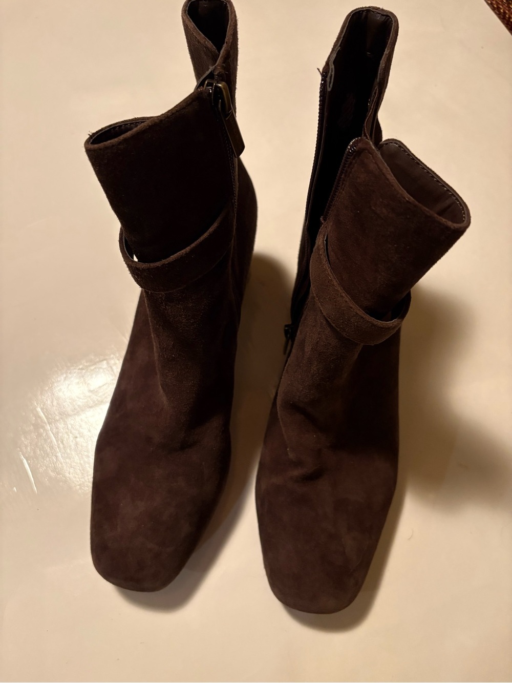 Bandolino Dark Brown Ankle Booties